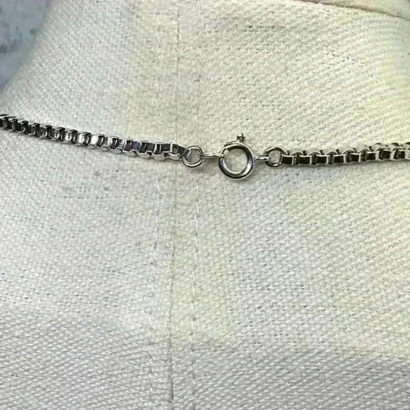 Silver Tone Rose Necklaces and Stretch Flower Ring Set - Picture 6 of 8